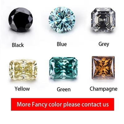 थोक Moissanite आभूषण हीरा 1ct हार्ट के आकार के अंगूठियों के लिए कान स्टड