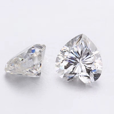 थोक Moissanite आभूषण हीरा 1ct हार्ट के आकार के अंगूठियों के लिए कान स्टड