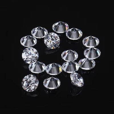 AAAAA 5A स्पष्ट सफेद स्टार कट ग्रेड गर्मी प्रतिरोधी ढीली घन Zirconia रत्न