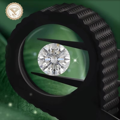 0.5ct - 3ct E रंग ढीला प्रमाणित प्रयोगशाला निर्मित हीरे मोइसानाइट एचपीएचटी सीवीडी हीरा