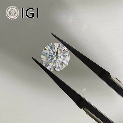0.5ct - 3ct E रंग ढीला प्रमाणित प्रयोगशाला निर्मित हीरे मोइसानाइट एचपीएचटी सीवीडी हीरा