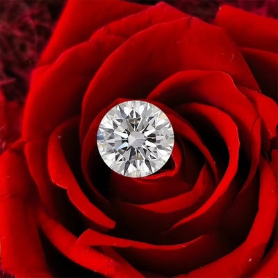 0.5ct - 3ct E रंग ढीला प्रमाणित प्रयोगशाला निर्मित हीरे मोइसानाइट एचपीएचटी सीवीडी हीरा