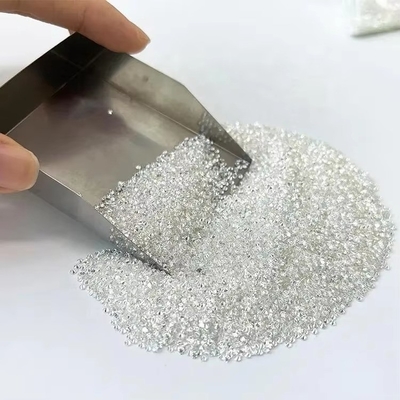 अंगूठी सफेद ढीला मोइसानाइट हीरा 1.0 सीटी प्रति पैक छोटे आकार गोल मिलो मोइसानाइट