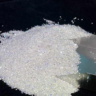 रंग खेल ऑप्टिकल प्रभावों के साथ छोटे आकार गोल Melee Moissanite 1.0 CT प्रति पैक