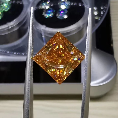 राजकुमारी कट जीवंत पीला मोसानिटा VVS ढीला पन्ना Moissanite हीरा moissanite के छल्ले गुलाबी moissanite वादा अंगूठी