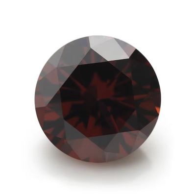 5A गुणवत्ता ढीले रत्न रंग जिरकोन हीरे गोल कट 1.75 मिमी 2.25 मिमी सिंथेटिक 5ct Moissanite के लिए अंगूठी
