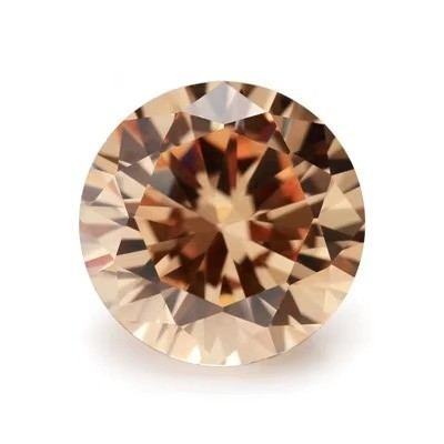 5A गुणवत्ता ढीले रत्न रंग जिरकोन हीरे गोल कट 1.75 मिमी 2.25 मिमी सिंथेटिक 5ct Moissanite के लिए अंगूठी
