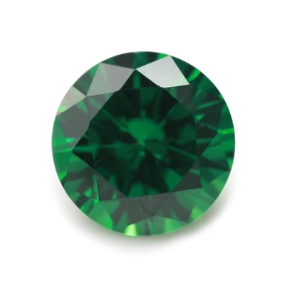 5A गुणवत्ता ढीले रत्न रंग जिरकोन हीरे गोल कट 1.75 मिमी 2.25 मिमी सिंथेटिक 5ct Moissanite के लिए अंगूठी