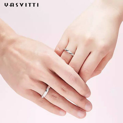 2.11g फेस्टिवल 19mm सॉलिड स्टर्लिंग सिल्वर रिंग्स सिल्वर एनग्रेव्ड रिंग SGS